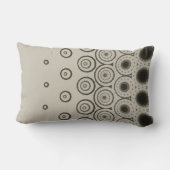 Black circles throw pillow ランバークッション (裏面)