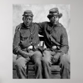 Black Civil War Soldiers, 1860s ポスター (正面)