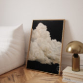 Black Clouds Sky Wall Print Modern Abstract  ポスター