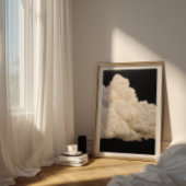 Black Clouds Sky Wall Print Modern Abstract  ポスター