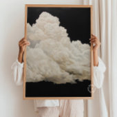 Black Clouds Sky Wall Print Modern Abstract  ポスター