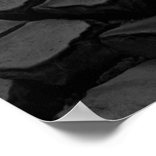 Black Cobblestones Poster ポスター (角)