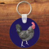 Black Cockerel No 4  キーホルダー (裏面)