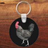 Black Cockerel No 4  キーホルダー (正面)