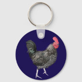 Black Cockerel No 4  キーホルダー (裏面)