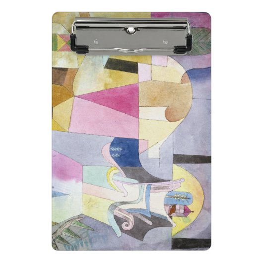 Black Columns in a Landscape 1919 by Paul Klee ミニクリップボード (正面)