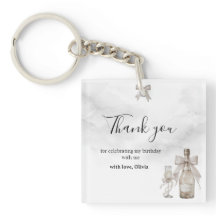 Black Coquette Minimalist Elegant 50th Birthday