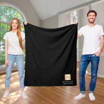 Black corporate logo custom company gift text