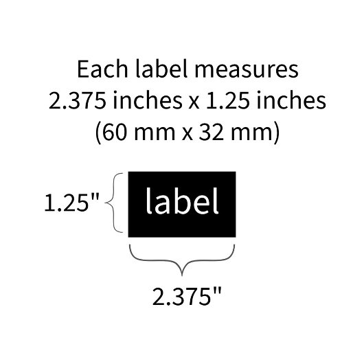 Black cosmetics dropper bottle label with logo ラベル