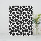Black Cow Print Scrapbook Paper (スタンド正面)