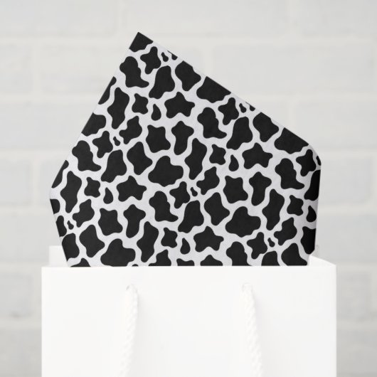 Black Cow Print Tissue Paper 薄葉紙 (ギフトバッグ)