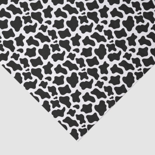 Black Cow Print Tissue Paper 薄葉紙 (詳細)