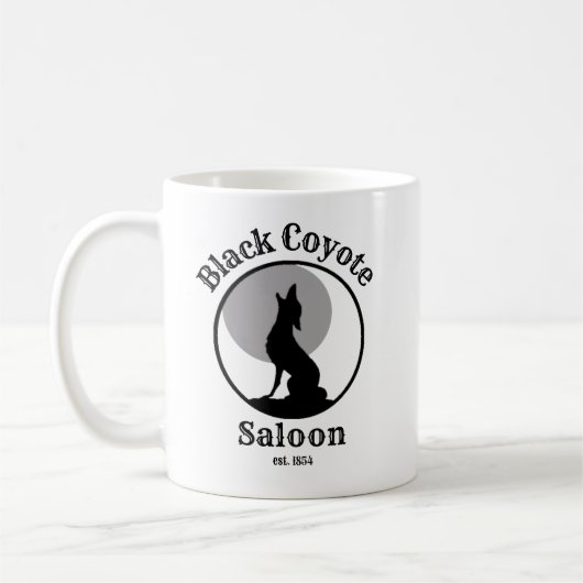 Black Coyote Saloon マグカップ: Into the West Saga コーヒーマグカップ (左)