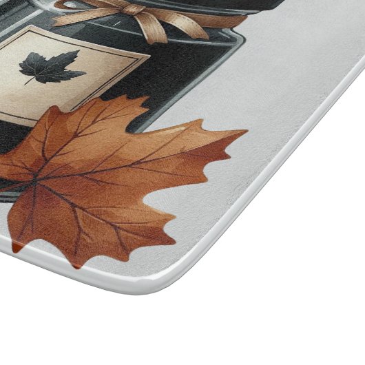 BLACK & CREAM FALL THEMED CANDLE カッティングボード (角)