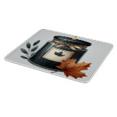 BLACK & CREAM FALL THEMED CANDLE カッティングボード (角)
