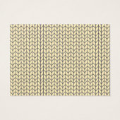 BLACK CREAM KNIT 3.5x2.5 名刺 II (裏面)