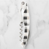 Black Cream Squares ソムリエナイフ (正面)