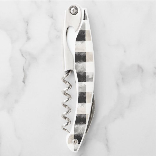 Black Cream Squares ソムリエナイフ (正面)