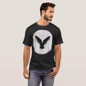 Black Crow Mystical Raven at Full Moon Tシャツ (正面フル)