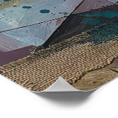 Black Crow Oil Painting Raven Gothic Nature ポスター (角)