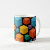 Black cube Mug コーヒーマグカップ (正面右)