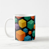 Black cube Mug コーヒーマグカップ (左)
