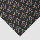 Black Custom Tissue Paper Business Logo Branded 薄葉紙 (詳細)