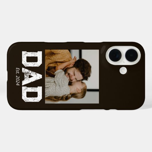 Black Dad Established Bold 3 Photo Case-Mate iPhoneケース (裏面 (横))