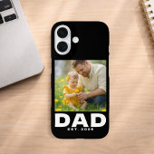 Black Dad Established Bold Photo Case-Mate iPhoneケース