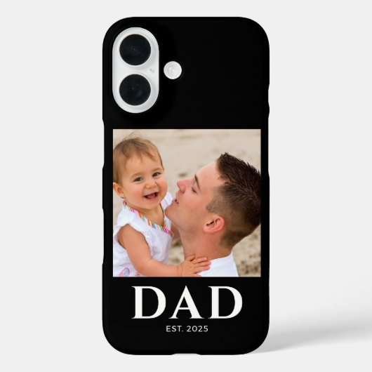 Black Dad Established Photo Case-Mate iPhoneケース (裏面)