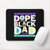 Black Dad New Dad Fathers Day Gift African America マウスパッド (マウス)