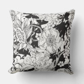 BLACK DAHLIA PILLOW クッション (正面)