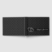 Black Damask-Two Hearts ゲストブック (全面)