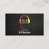 Black Deejay DJ Musician Singer Songwriter Music 名刺 (正面)