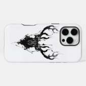 Black Deer for your iphone 16Pro Max iPhoneケース (裏面横)