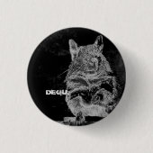 BLACK DEGU 缶バッジ (正面)
