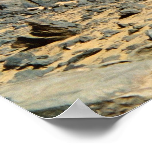 Black Desert View, Farafra, Egypt ポスター (角)