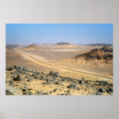 Black Desert View, Farafra, Egypt ポスター (正面)