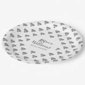 Black Diamond Bridal Shower ペーパープレート (アングル)