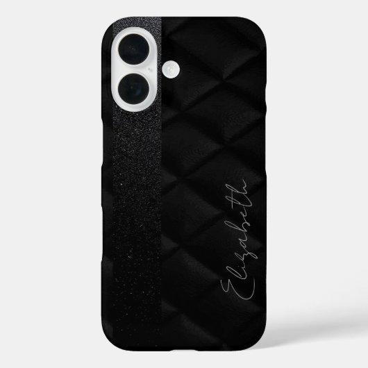 Black Diamond Pattern Case-Mate iPhoneケース (裏面)