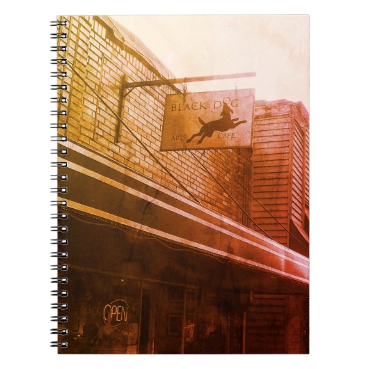 Black Dog Cafe notebook ノートブック (正面)