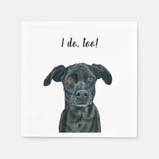 Black Dog Custom Cocktail Napkin スタンダードカクテルナプキン