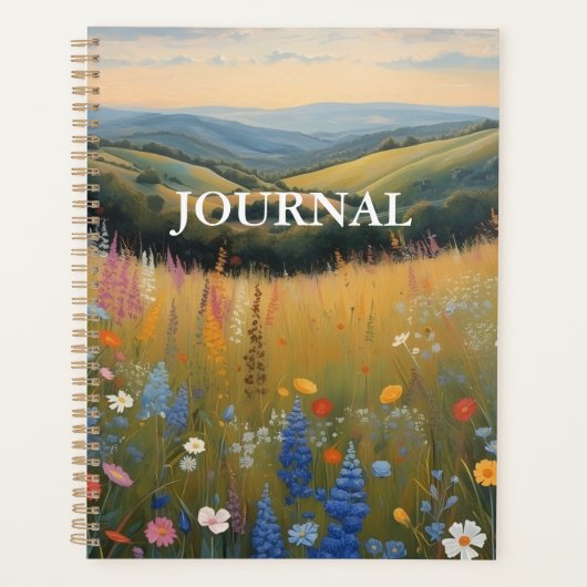 Black Dog Wildflower JOURNAL Planner プランナー手帳 (正面)