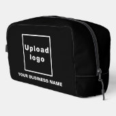 Black Dopp Kitのビジネス名とロゴ ドップキット (右コーナー)