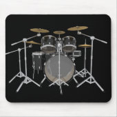 Black Drum Kit: Mousepad マウスパッド (正面)