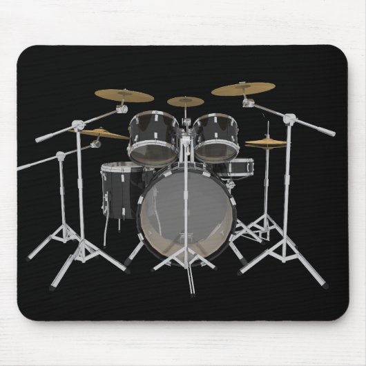 Black Drum Kit: Mousepad マウスパッド (正面)