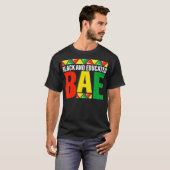 Black  Educated BAE aka black history month pride  Tシャツ (正面フル)