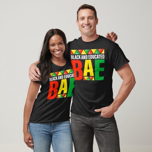 Black Educated BAE aka black history month pride Tシャツ (ユニセックス)