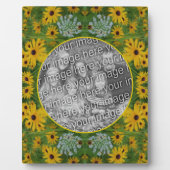 Black Eed Susanデイジー絵を描の写真の追加 フォトプラーク (正面)