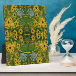 Black Eed Susanデイジー絵を描の写真の追加 フォトプラーク